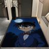 Detective Conan Mystery Adventure Theme Rug Absorbent Nonslip Carpet For Living Room Coffee Table Home Party Decor Gift For Friends