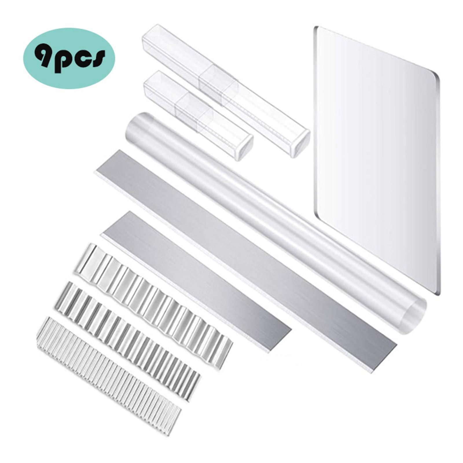 

9Pcs/set Art DIY Tool Polymer Clay Craft Tools Acrylic Roller Pin Cutter чистый