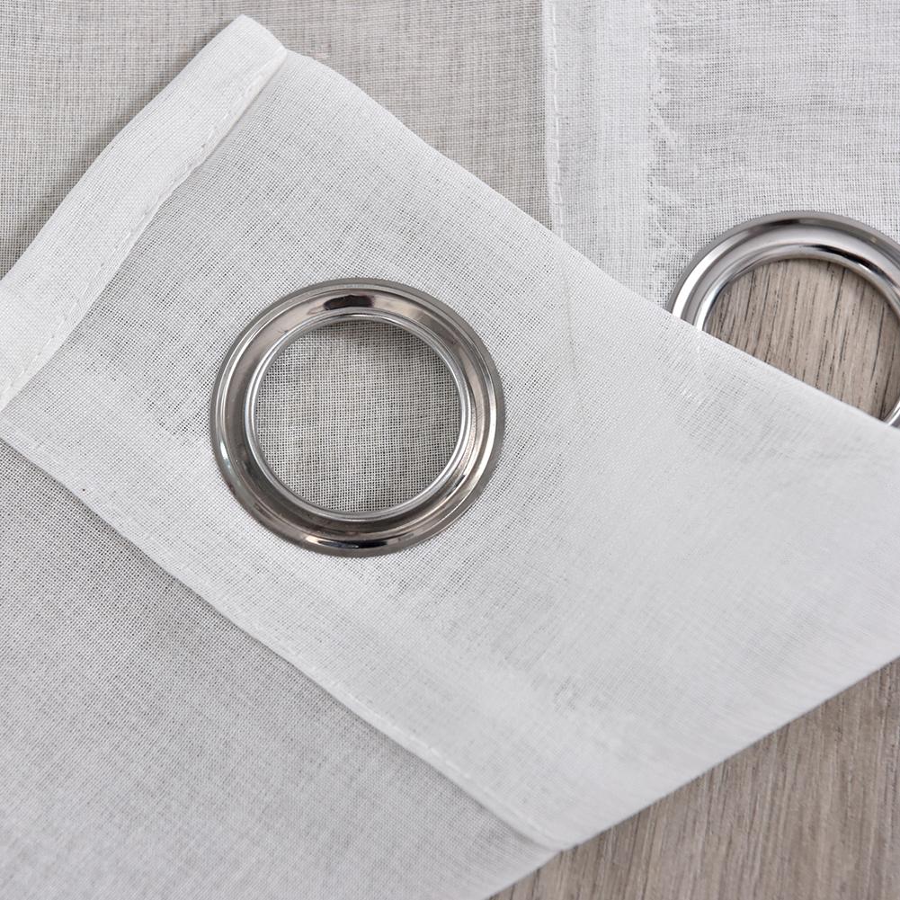 1 PC LOZUJOJU White Sheer Curtain Living Room Embroidered Bedroom Window Tulle Curtain Home Decor