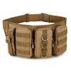 PHOENIX IKKI Small Item Storage Camouflage Utility Outdoor Tactical Military Crossbody Waist Bag Waist Pouch Work Belt Tactical Belt Brown