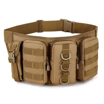 PHOENIX IKKI Kleinteile-Aufbewahrung Tarnung Utility Outdoor Taktisch Militärisch Crossbody Hüfttasche Hüfttasche Arbeitsgürtel Taktischer Gürtel Braun