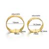 40PCS/lot 7/8MM Gold Plated Rings Adjustable Blank Ring Settings Findings For DIY Fashion Rings Jewelry Making Accessories