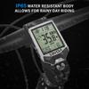 LIXADA Wireless Bike Computer Speed Meter with Heart Rate Sensor Backlight Display Multifunction Waterproof Cycling Speedometer