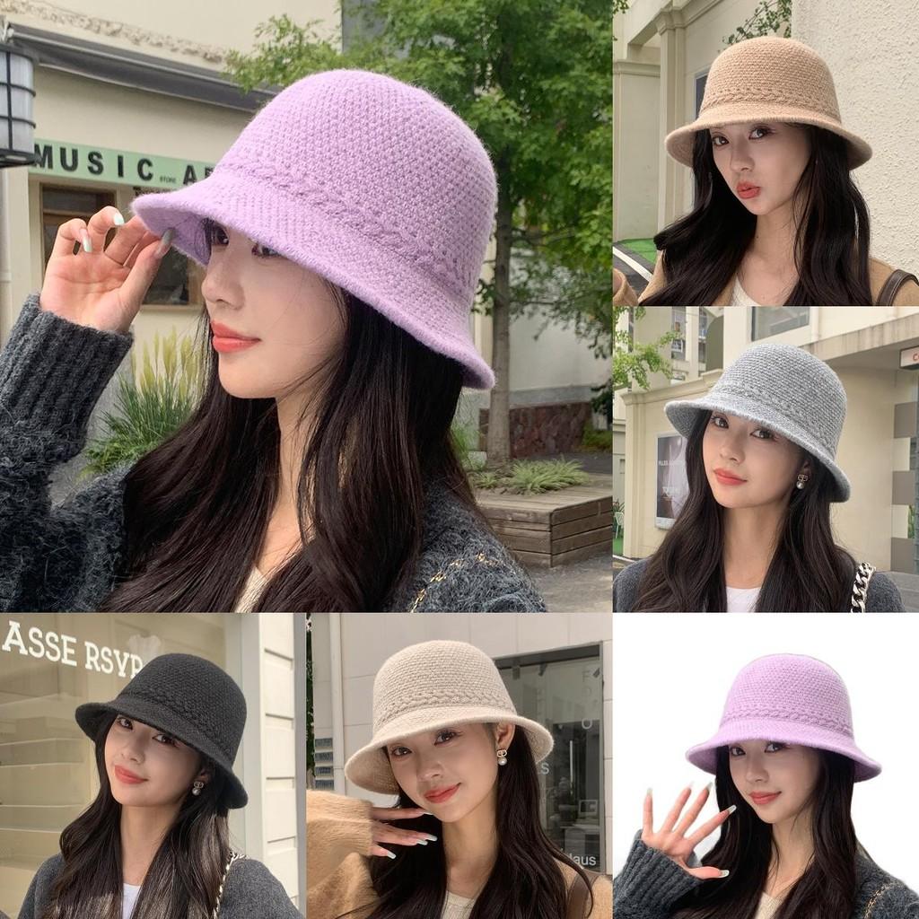 Knitted Fashionable Fishermans Hat With Weaving Pattern Design For Daily