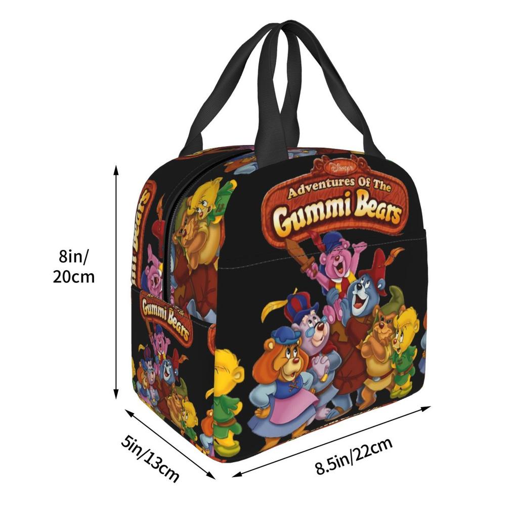 Gummi Bears For Fans Insulated Lunch Bag for Women Children Portable Food Boxes Thermal Lunch Box Tote