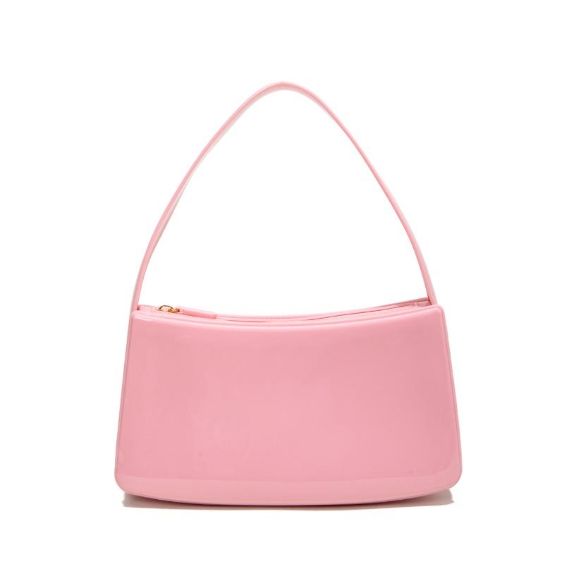 Summer New Fashion Hand Bag Underarm Jelly Bag Women's Baguette Bag Bright Color Versatile Trend Handbag