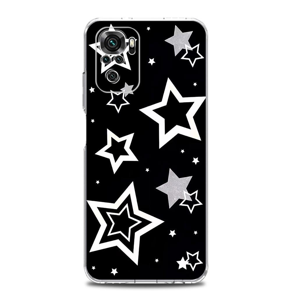 Phone Case For Xiaomi Redmi Note 13 12 5G 9S 9 8 10 11 Pro Plus 4G 9T 13C 12C 10C 9C 9A 7 Pro Clear Cover Star Art