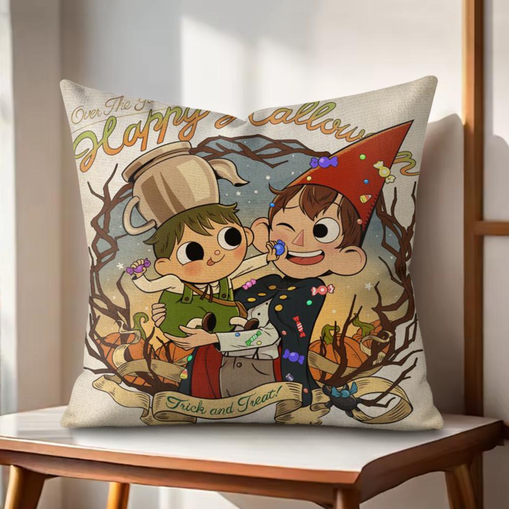 OOver The GGarden WWall Cushion Cover Natural Linen Organic Fabric DoubleSided Printing Couch Pillow Covers Home Decor