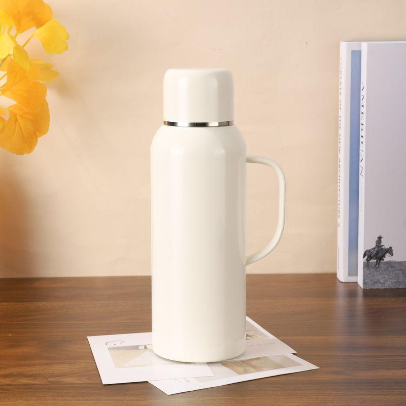 New Large-Capacity Insulated Kettle for Home Use, Stainless Steel Thermos, Portable Outdoor Insulated Cup, Hot Water Bottle