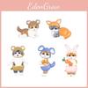 Mofusand Cute Cat Animal Costume Model Ornament Set For Collectors And Children