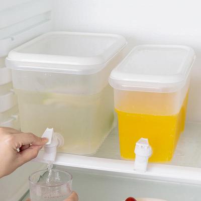 Kühlwasserkanne mit großem Fassungsvermögen und Zapfhahn für Getränke, Saft oder Tee