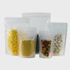 Thick Transparent Frosted Ziplock Bag for Dried Fruit and Tea Packaging