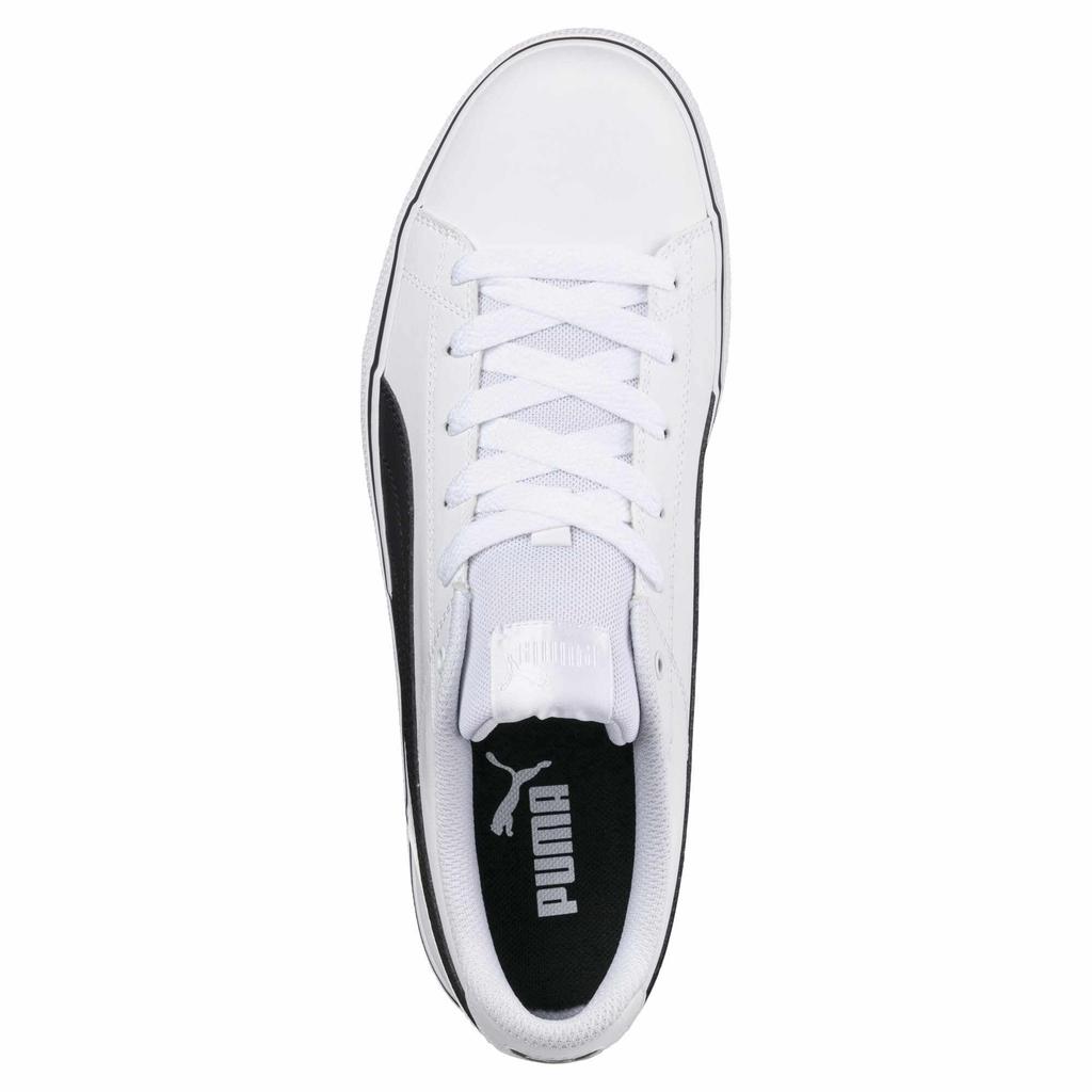 Puma Court Point Bulk V2 BG Size Cm Women's Sneakers, White/Black, 25.0