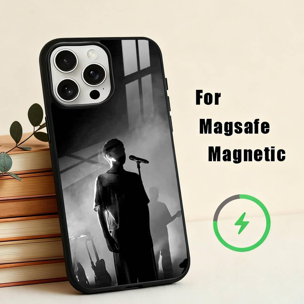 R-Rapper S-Singer M-Milo J Phone Case For iPhone 17,16,15,14,13,12,Plus,Pro,Max for Magsafe Magnetic Wireless Charging