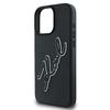 Karl Lagerfeld Klhcp16L3Drksdlk Iphone16 Pro 6.3 Czarny/Black Hardcase 3D Rubber Bicolor Signature