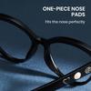 Blue Light Blocking Glasses with Pearl UV Unisex [Cyxus] Detail, Protection, Stylish, (01 Black)
