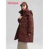 Yaya Women's Hooded Long Puffer Down Jacket