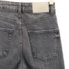 Unused ZARA Tapered Denim Pants 32 Gray Jeans Women Used