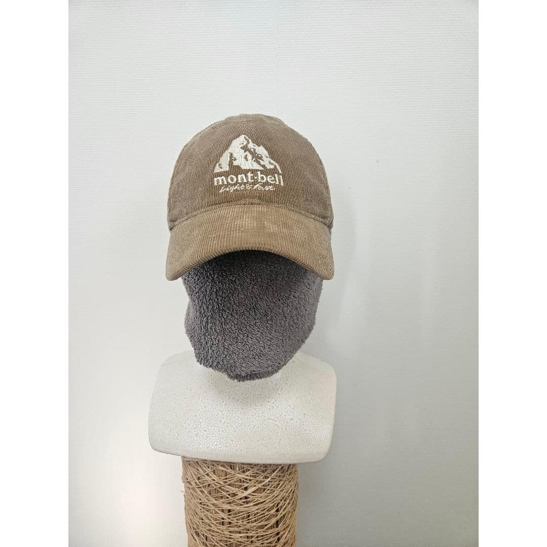 Used mont-bell corduroy cap brown