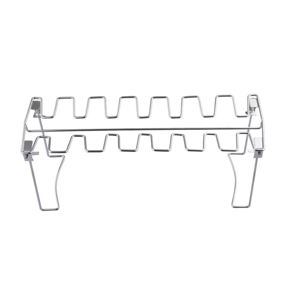 

Модернизированная подставка для гриля для куриных ножек и крылышек на 14 слотов, держатель для ножек из нержавеющей стали, подставка для духовки, аксессуары для барбекю