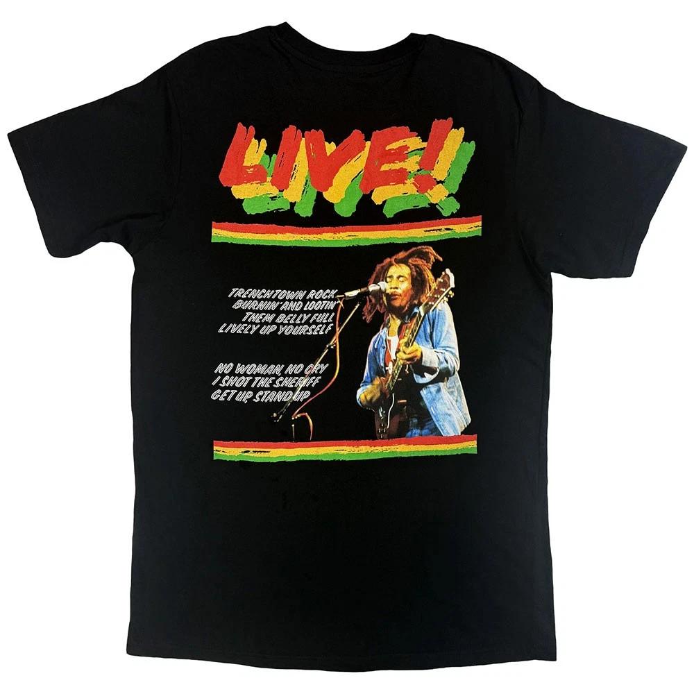 Bob Marley Live In Concert T Shirt XL