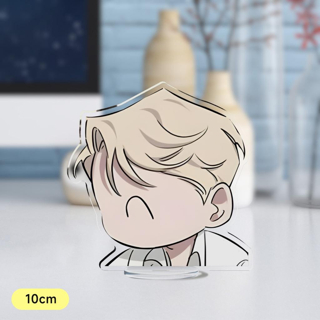 Hot Korean Cartoon BL Manga Anime Roses and Champagne Acrylic Stand Figure Standing Desktop Display Fans Collection Jewelry Gift