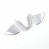 Silver Inner Steering Wheel Decorative Cover Trim For Honda Fit Jazz 2014-2019