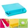 2-in-1 Acrylic Cutting Board with Food Container Slot Thickened Chopping Board for Food Prep Dishwasher Safe Kitchen Accessory