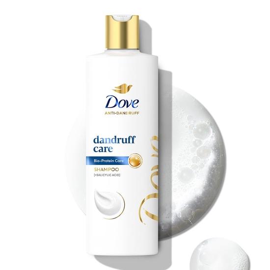 DOVE Dandruff Care Shampoo for Dry, Itchy & Flaky Scalp - 180ml | Enriched with Bio-Protein Care and Salicylic Acid | For Men & Women