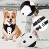 Dog Collar Pet Wedding Bow Tie Scarf Adjustable Dog Neckerchief Bowtie Collar  Pet Formal Costume for Puppy