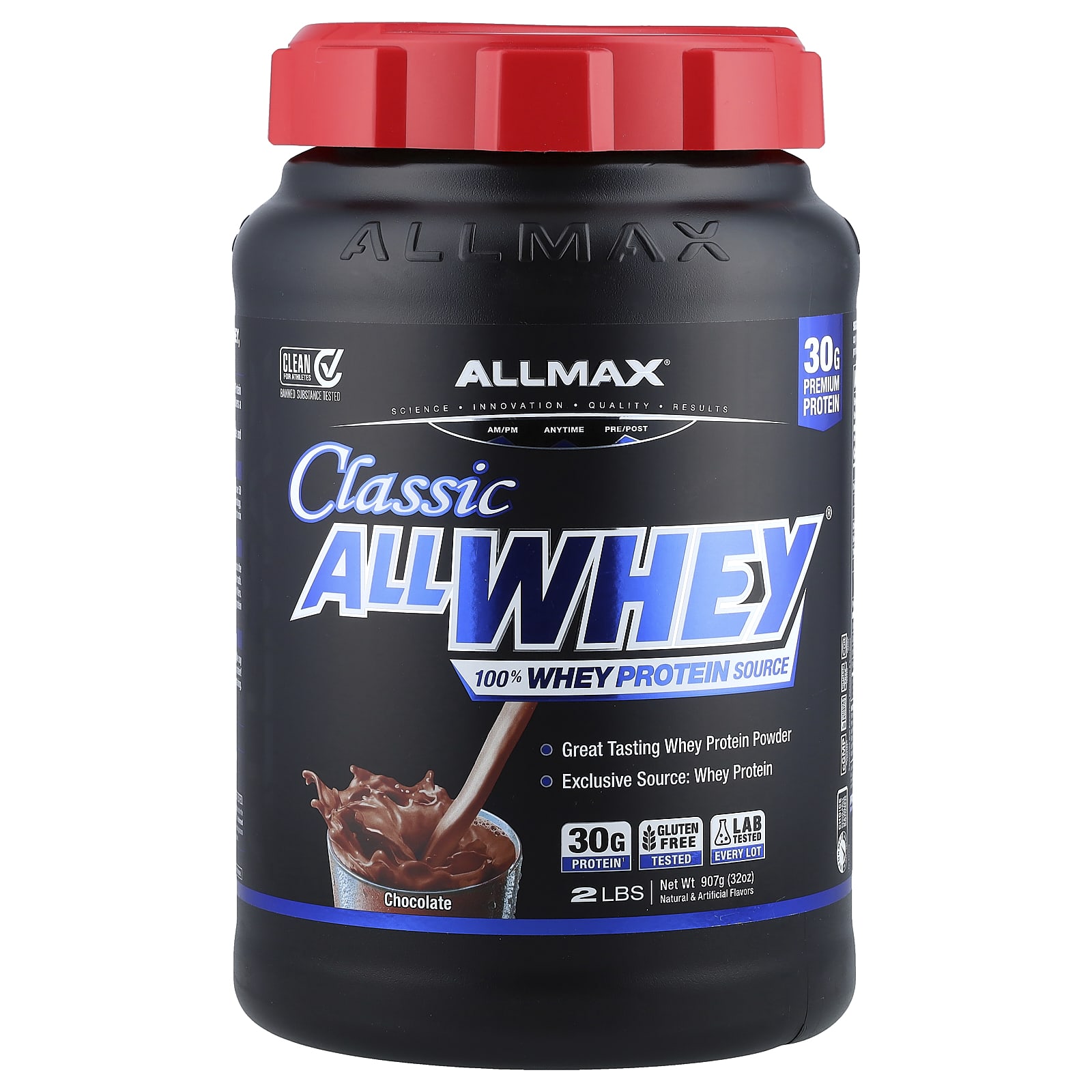 

Allwhey Classic, 100% Whey Protein, Chocolate, 907G (2Lbs)