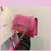 Chic Fashionable Pu Leather Shoulder Bag For Women Modern Minimalist Crossbody Small Square Bag Ideal For Everyday Use