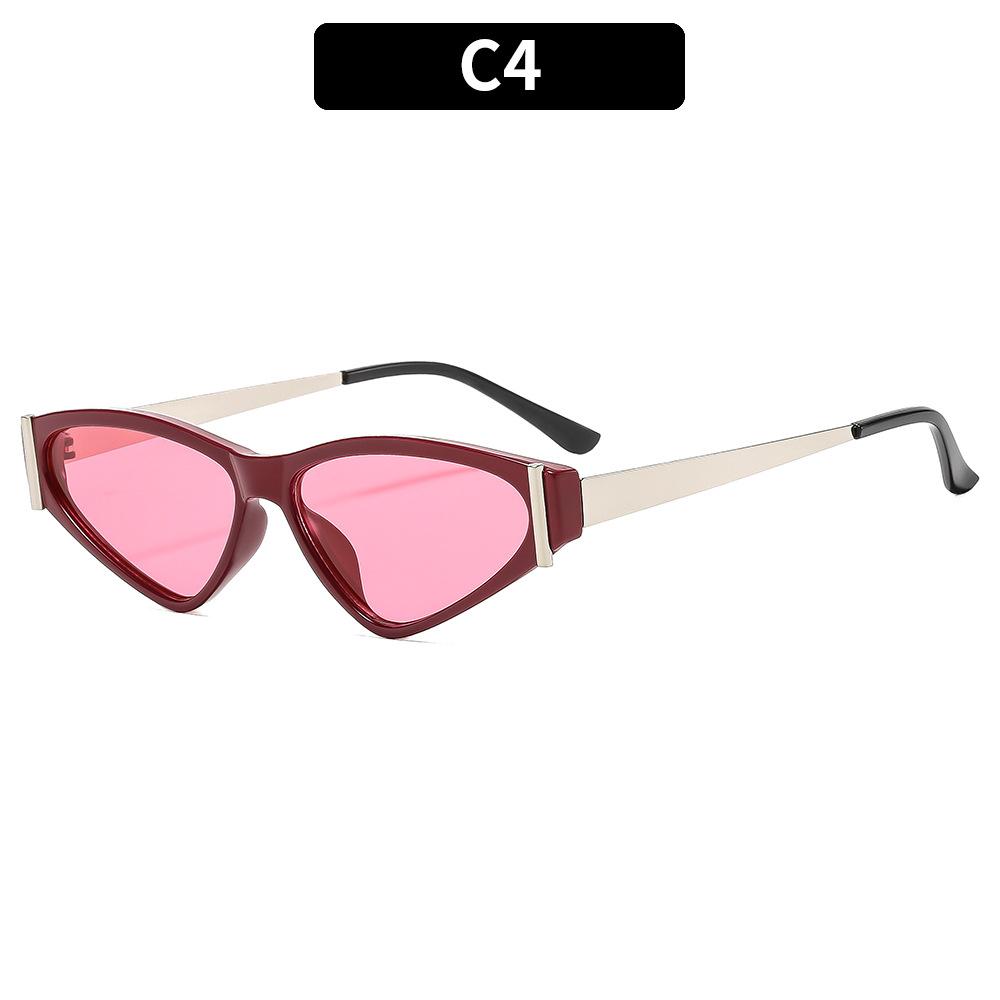 European And American New Triangle Fashion Trend Internet Celebrity Sunglasses Casual Outdoor High Sense Women'S Sunglasses Versatile Glasses