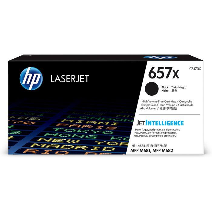 Cartouche De Toner HP 657X À Rendement Élevé Noir Pour LaserJet Enterprise MFP M681dh, MFP M681f
