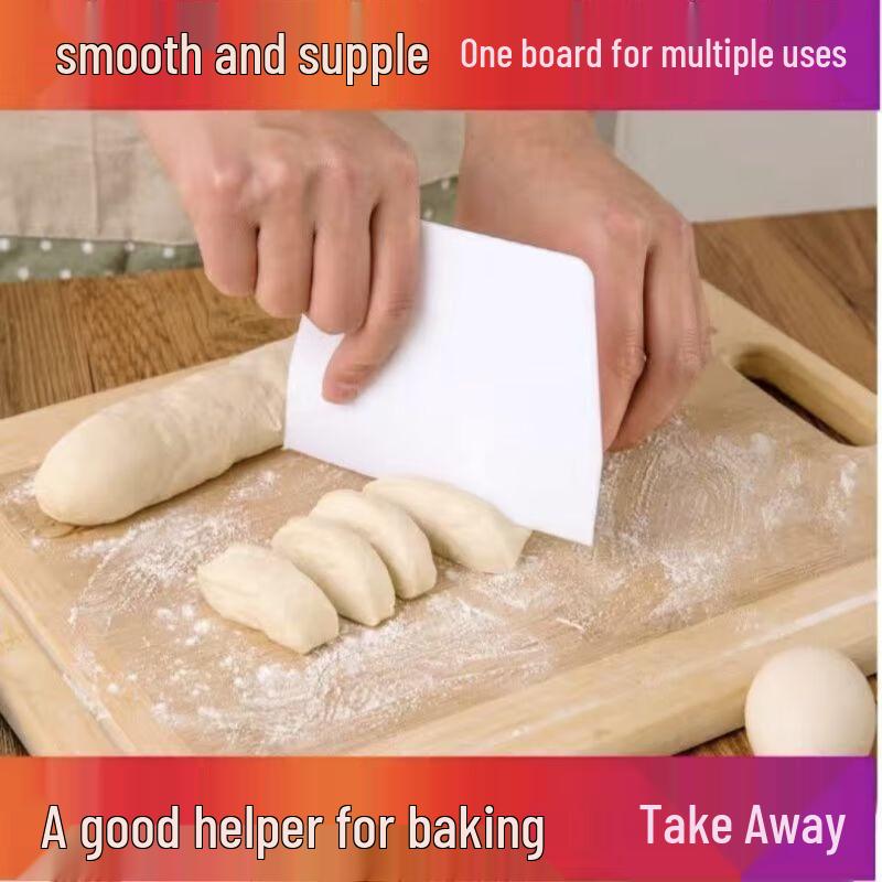 Ri Yue Xing Chen Silicone Plastic Dough Scraper 2-Piece Set