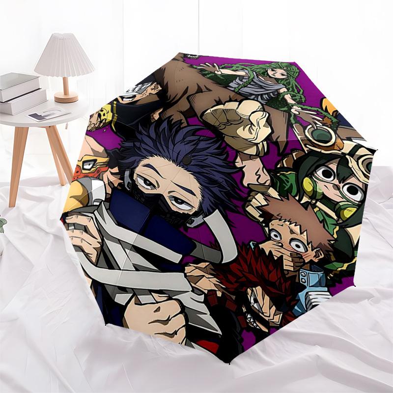 

1pc Anime Characters Automatic Opening Umbrella, Portable Folding Design, 8-Bone Iron Frame Outdoor Umbrella, Ideal Gift for Fans, Travelers, Daily Us