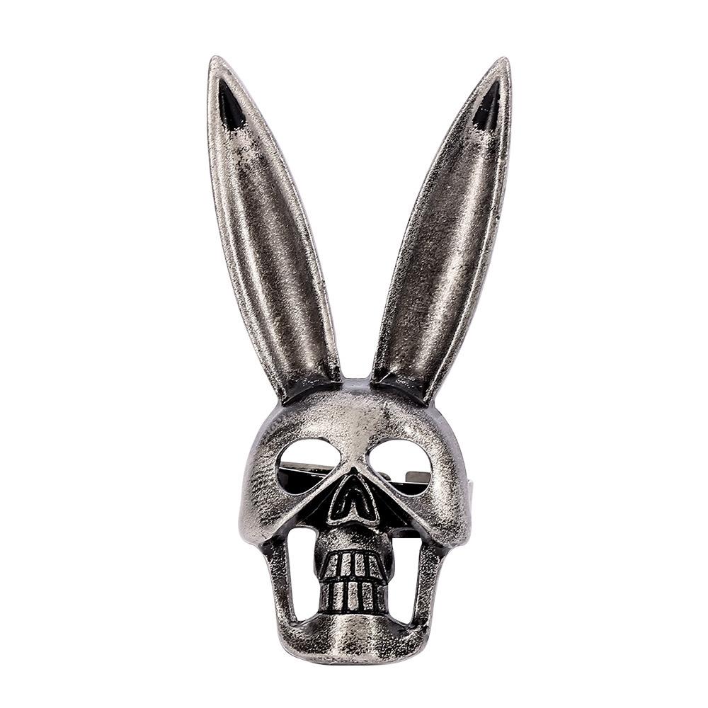 Animal Long Ears Short Ears Rabbit Skull Open Mask Ring Jewelry