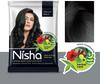 Nisha Natural Henna Powder Hair Color Natural Black Herbal Conditioning Dye For Soft Shiny Hair Men Women 25g X Pack of 8
