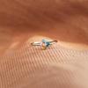 European & American Style S925 Sterling Silver Rectangular Ring with 3-6 Diamond Options
