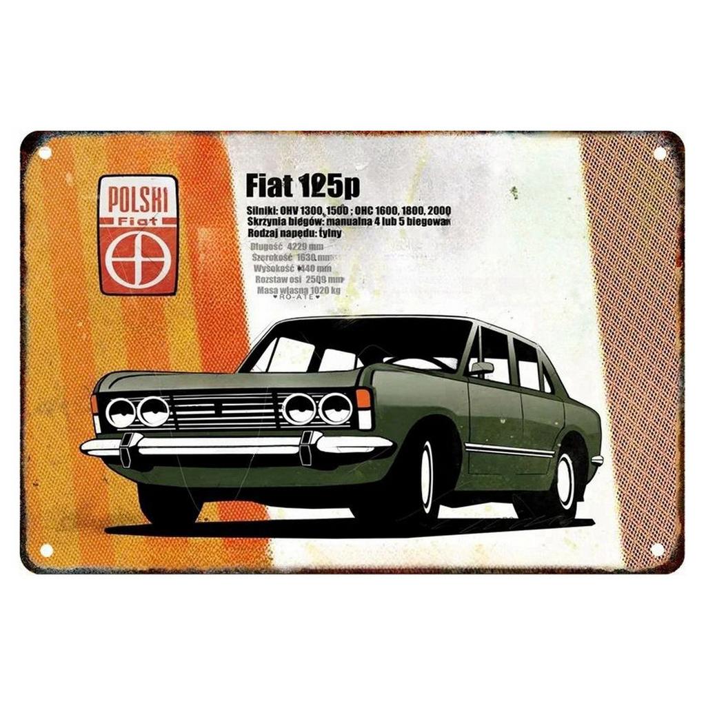 Vintage Metal Tin Signs Classic Car Wall Posters Plate Wall Decor for Home Garden Bars Man Cave Cafe Clubs Retro Posters Plaque