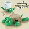 Shocked Turtle Coaster - Anti-Slip Heat-Resistant Funny Desk Decor Prank Gift & Home Office Decoration, Turtle Decor