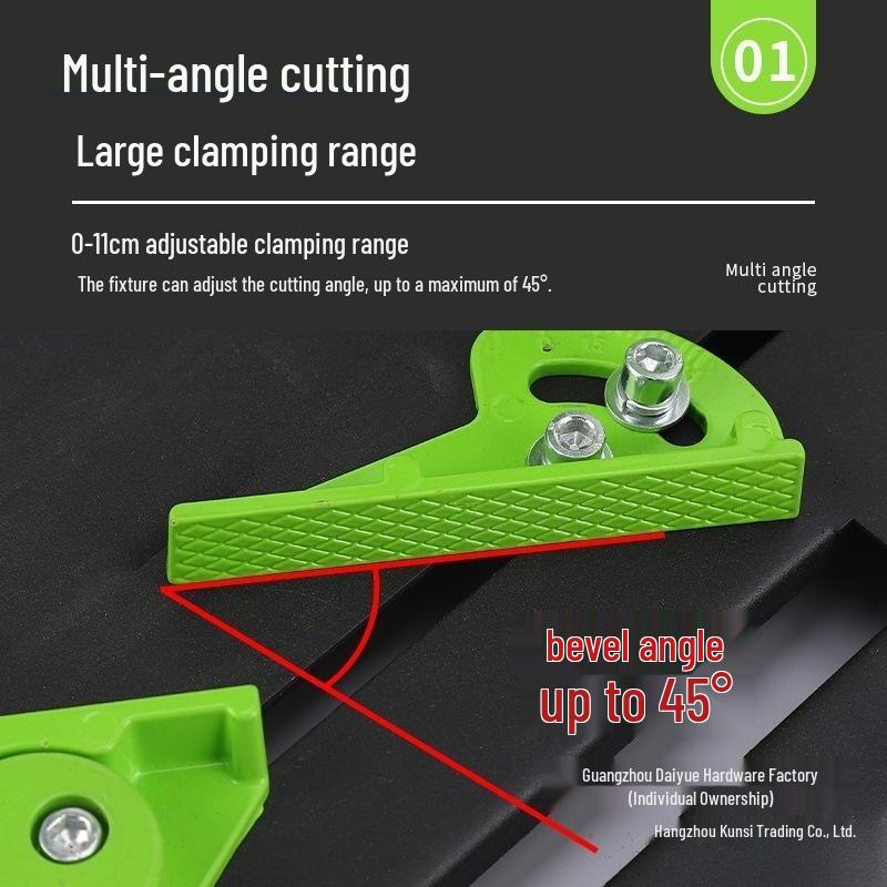 Universal Lever-Type Angle Grinder Stand & Polishing Table - Compact Cutting Machine Holder