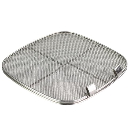 Splatter Shield Food Grade Splashproof Anti-oil Non-stick Reusable Replacement Parts Stainless Steel Splatter Screen Indoor Grill Accessories