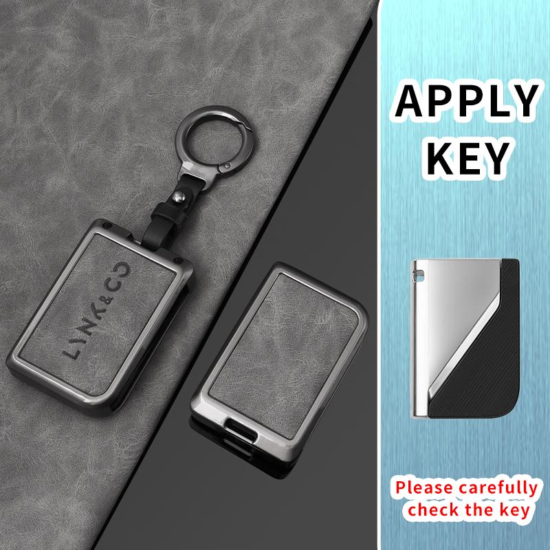 Zinklegierung Auto Smart Key Fob Hülle Schutzhalter Gehäuse Passend für Lynk&Co 05 01 02 03 06 High-End Auto Schlüsselanhänger Schlüsseloses Zubehör