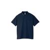 [Glimmer] Short-Sleeve 4.4oz Dry Button-Down Polo Shirt [with Pocket] 00331-ABP Men's Navy L