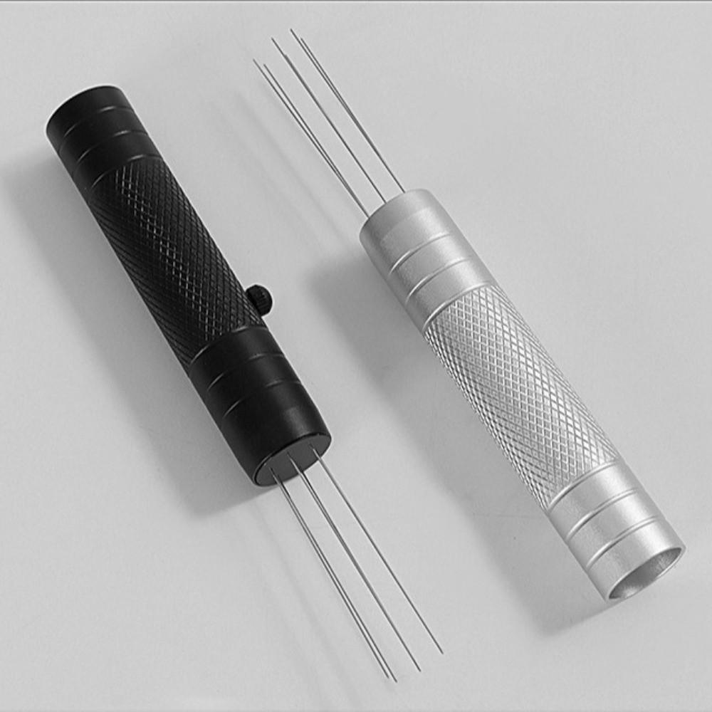 Stainless Steel Espresso Stirring Needle Telescopic Coffee Stirrer Magnetic Needle Tamper 6 Pin Heavy Duty Powder Distributor