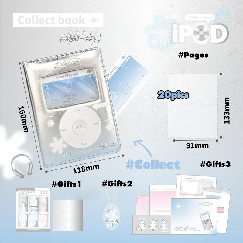 Retro Shape Card Photo Album for 3 Inch Kpop Star Small Photo Card Collection Book Creative Design Card Binder Chasing Gifts