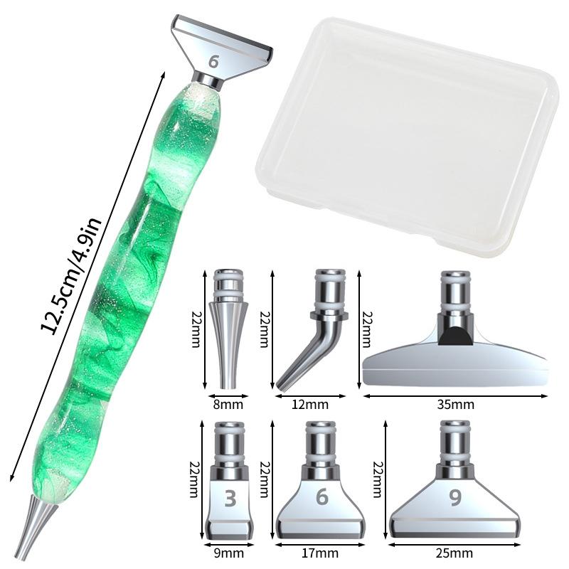 Diamond Art Painting Tools Glitter 5D Diamond Art Drill Pen Sticky Drill Dot Pen DIY Diamond Painting Kit Rhinestone Picker