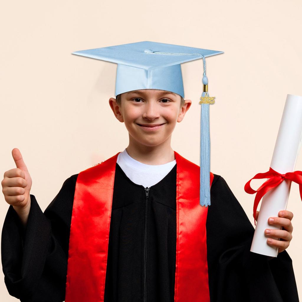 1pc Graduation Hat With Removable Year Charm Knitted Doctoral Hat Graduation Cap Personalized Master Degree Hat Bachelor Hat