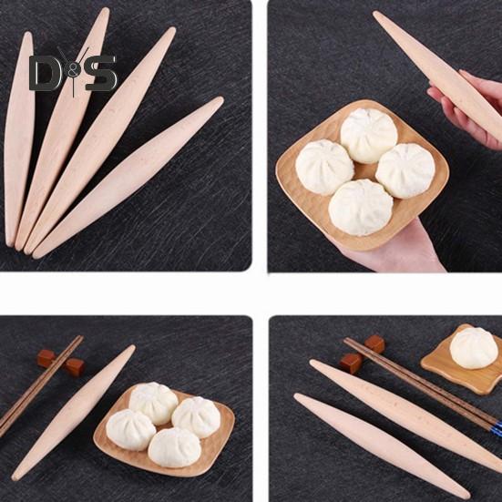 Double Tip Non Stick Rolling Pin Fine Wood Craftsmanship Rolling Pin Cake And Pasta Supply